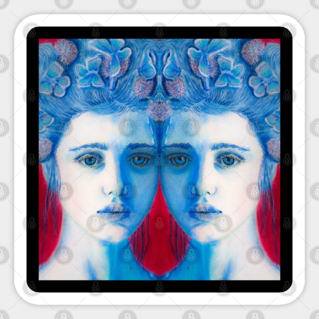 Duality Sticker by teenamarie23art